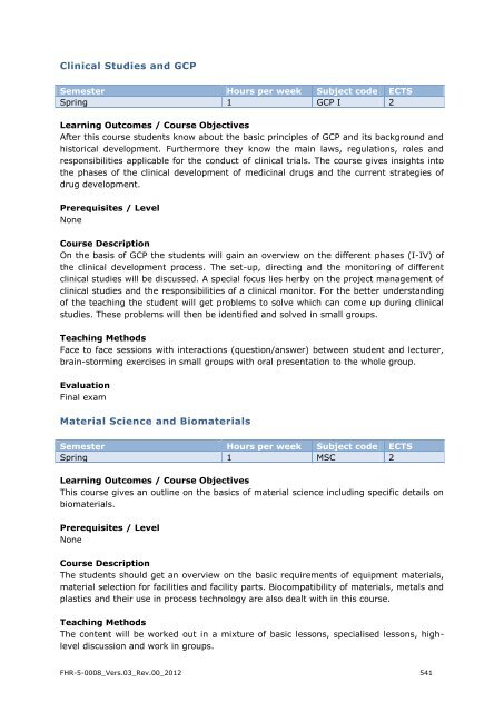 EXPORT-ORIENTED MANAGEMENT - IMC Fachhochschule Krems