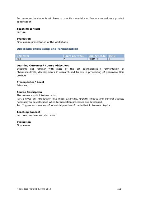 EXPORT-ORIENTED MANAGEMENT - IMC Fachhochschule Krems