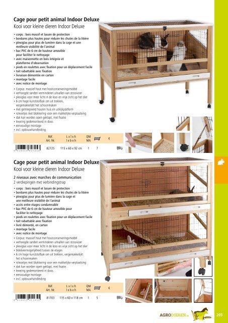 Agrodieren.be - huisdierbenodigdheden en hobbykweken - catalogus 2016 2017