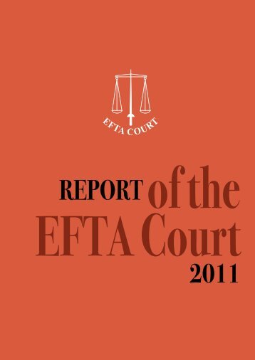 Report 2011 - EFTA Court