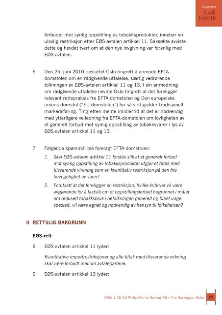 Report 2011 - EFTA Court