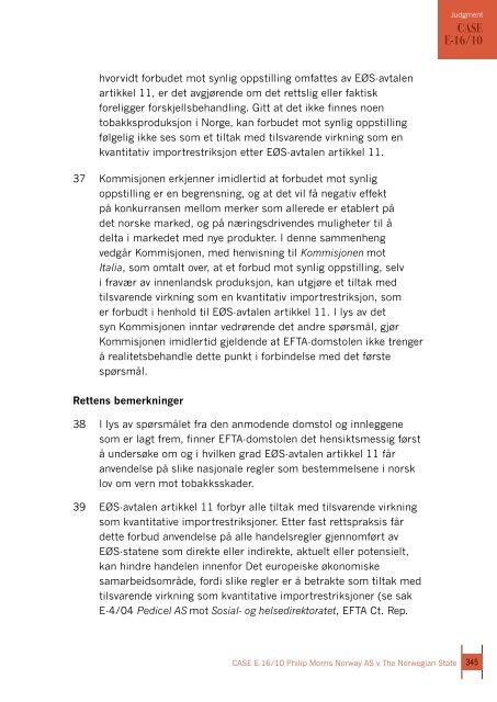 Report 2011 - EFTA Court