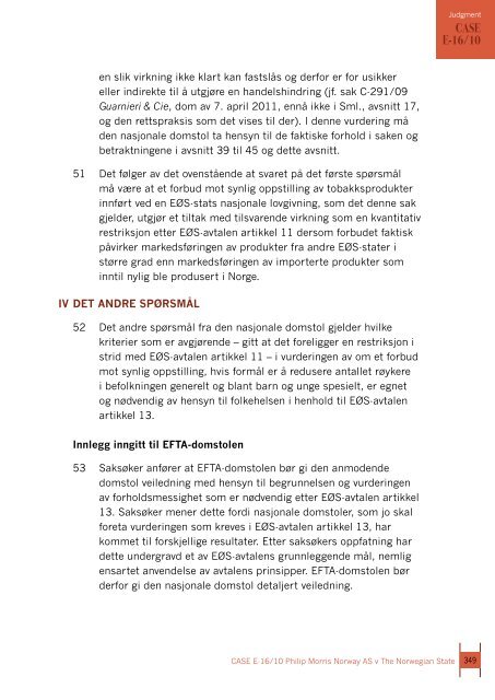 Report 2011 - EFTA Court