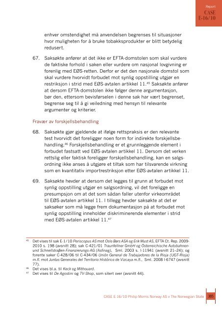 Report 2011 - EFTA Court