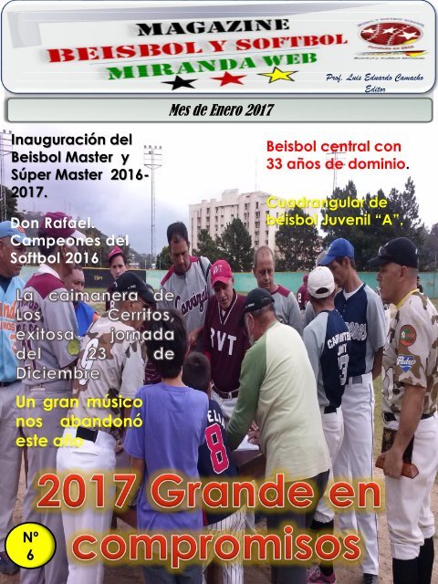 Magazine Beisbol y Softbol Miranda Enero 2017