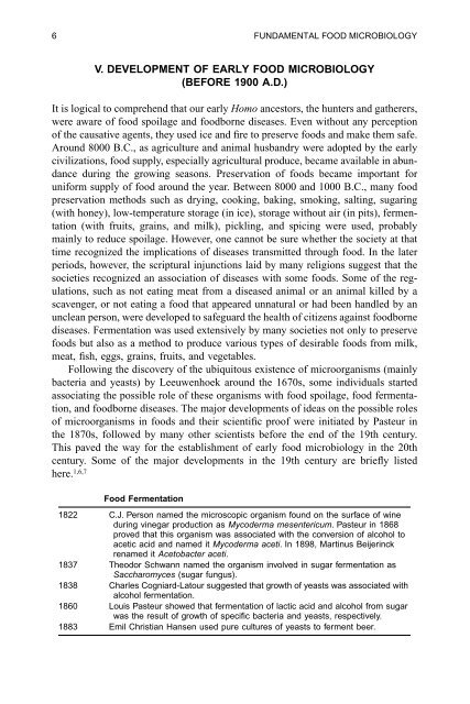 Fundamental Food Microbiology, Third Edition - Fuad Fathir