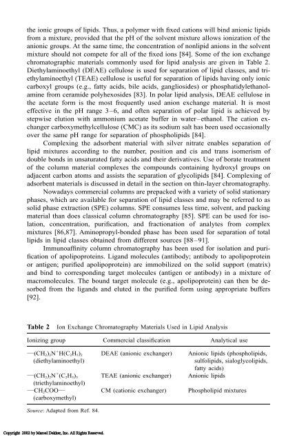 Food Lipids: Chemistry, Nutrition, and Biotechnology