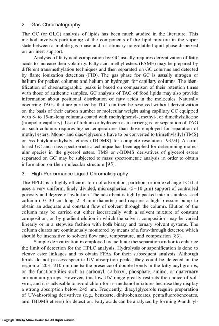 Food Lipids: Chemistry, Nutrition, and Biotechnology