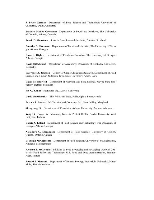 Food Lipids: Chemistry, Nutrition, and Biotechnology