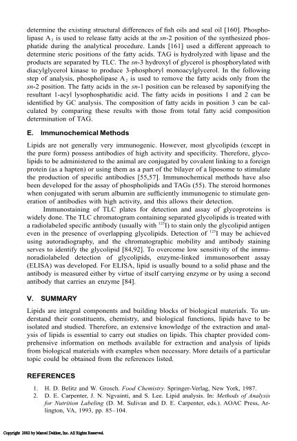 Food Lipids: Chemistry, Nutrition, and Biotechnology