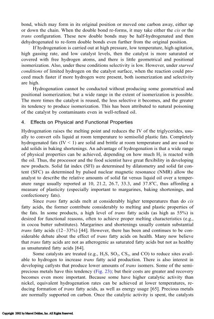 Food Lipids: Chemistry, Nutrition, and Biotechnology