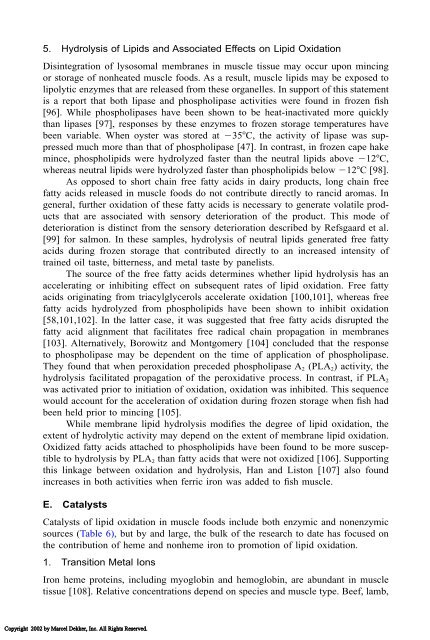 Food Lipids: Chemistry, Nutrition, and Biotechnology