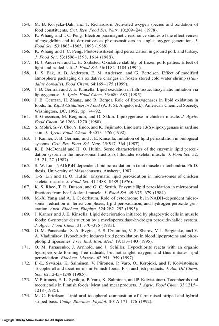 Food Lipids: Chemistry, Nutrition, and Biotechnology