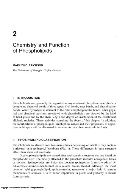 Food Lipids: Chemistry, Nutrition, and Biotechnology