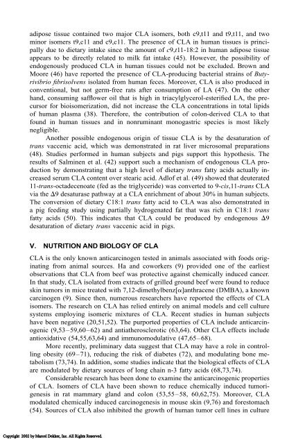 Food Lipids: Chemistry, Nutrition, and Biotechnology