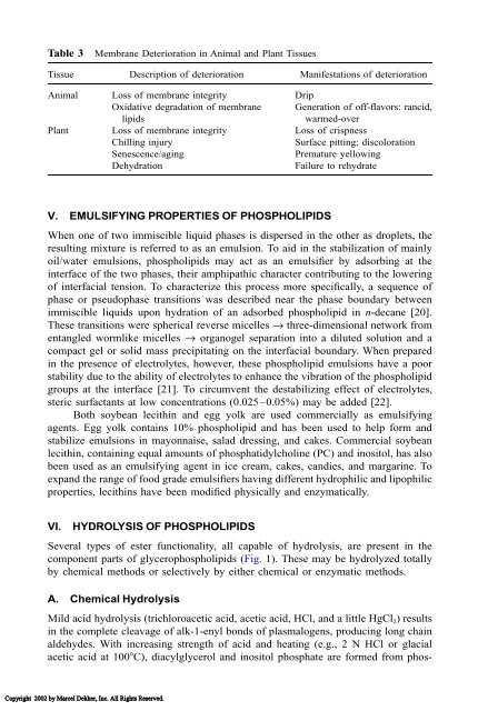 Food Lipids: Chemistry, Nutrition, and Biotechnology