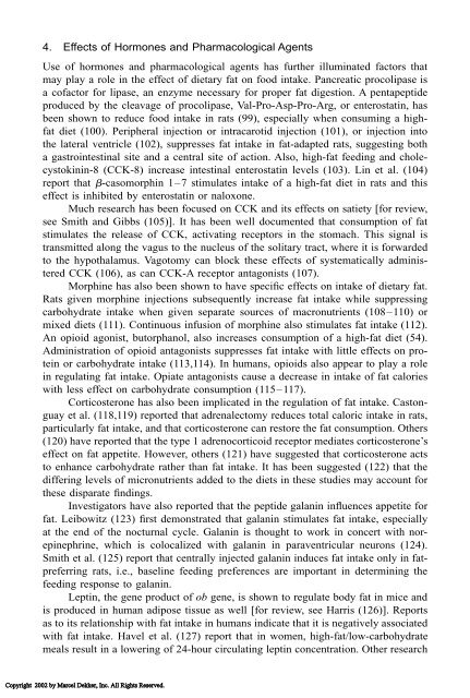 Food Lipids: Chemistry, Nutrition, and Biotechnology