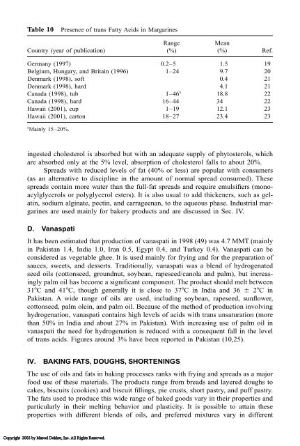 Food Lipids: Chemistry, Nutrition, and Biotechnology