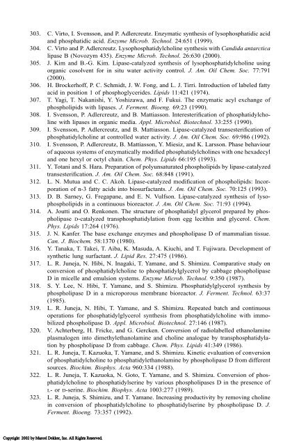 Food Lipids: Chemistry, Nutrition, and Biotechnology