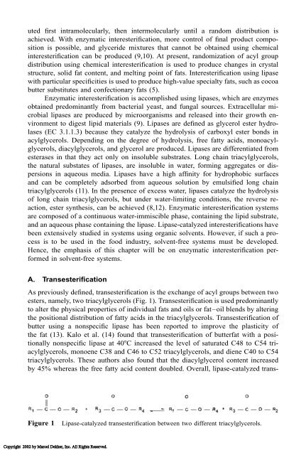 Food Lipids: Chemistry, Nutrition, and Biotechnology