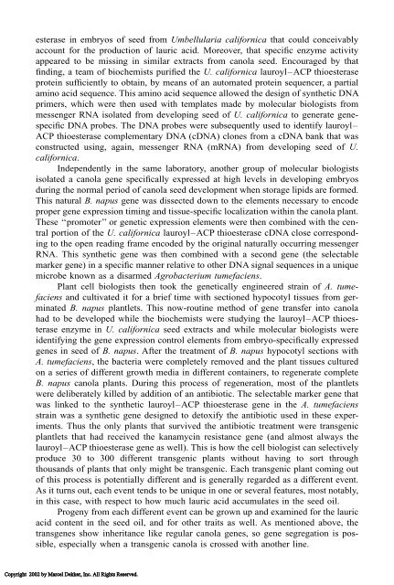 Food Lipids: Chemistry, Nutrition, and Biotechnology