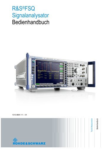 2.2 Messung von Signalspektren mit mehreren ... - Rohde & Schwarz