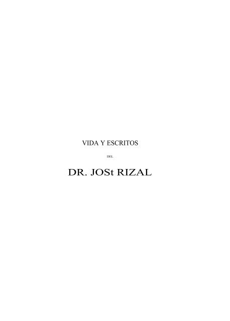 DR. JOSt RIZAL - non