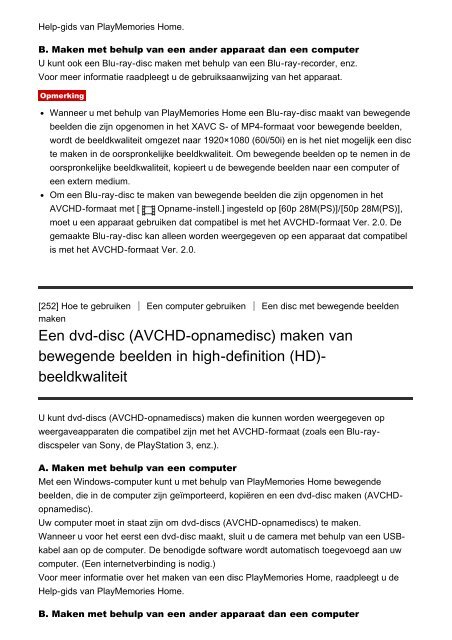 Sony DSC-RX1RM2 - DSC-RX1RM2 Guida Olandese