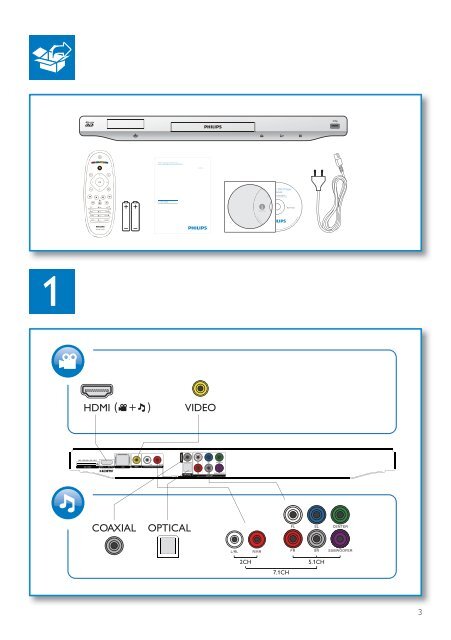 Philips 7000 series Lecteur Blu-ray / DVD - Mode d&rsquo;emploi - SWE