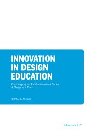 INNOVATION IN DESIGN EDUCATION - Allemandi