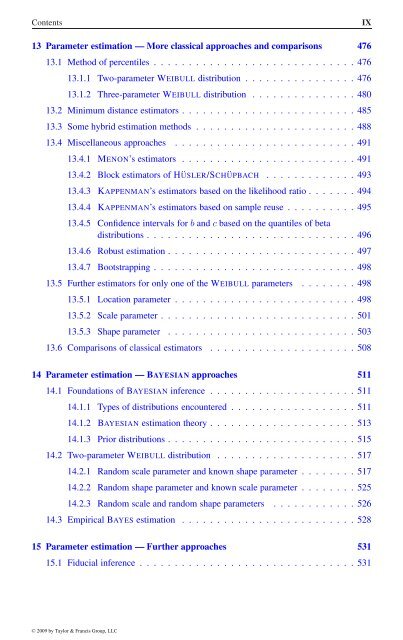 The Weibull Distribution: A Handbook - Index of