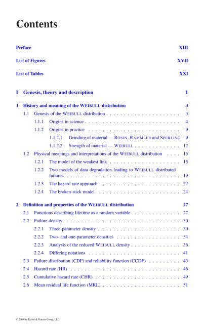 The Weibull Distribution: A Handbook - Index of