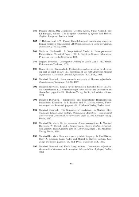 Bibliography in pdf form for 'reading' - Fachbereich 10 - Universität ...