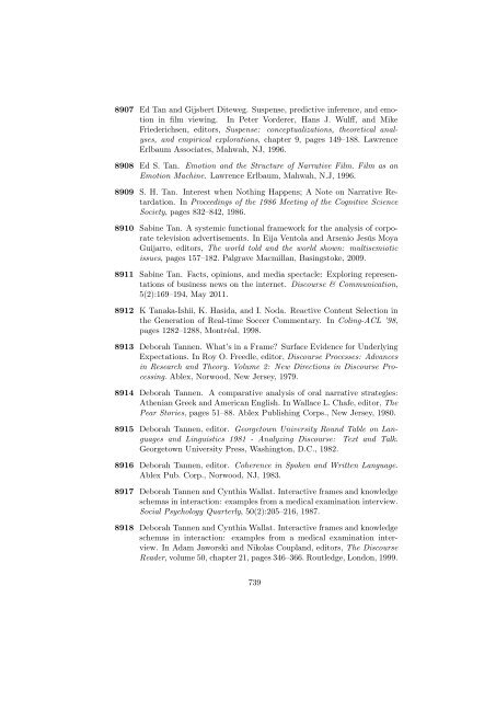 Bibliography in pdf form for 'reading' - Fachbereich 10 - Universität ...