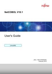 NetCOBOL for Linux User's Guide