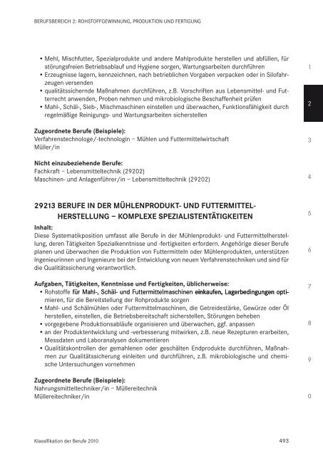 Klassifikation der Berufe 2010 - Statistik der Bundesagentur für Arbeit