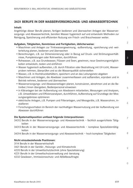 Klassifikation der Berufe 2010 - Statistik der Bundesagentur für Arbeit