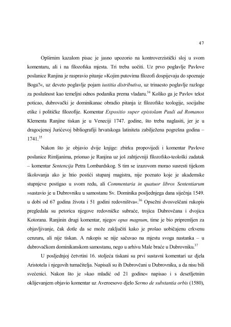 Å½anrovi hrvatske filozofske baÅ¡tine od 15. do 18. stoljeÄ‡a