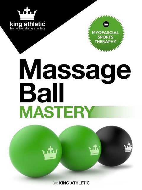 Fitness | Massage Ball | Ebook guide for fitness