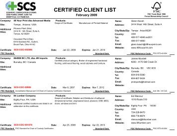 CERTIFICATES_SCS (SCS-FM-01) - Scientific Certification Systems