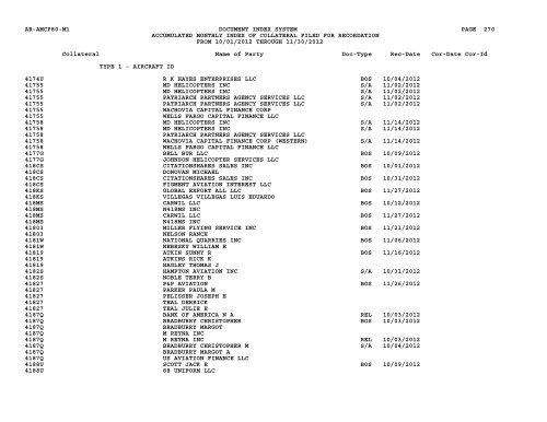 Mnth Index Collateral - Flight Standards Service - Civil Aviation ...