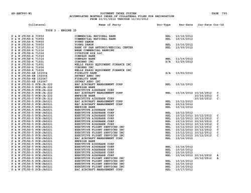 Mnth Index Collateral - Flight Standards Service - Civil Aviation ...