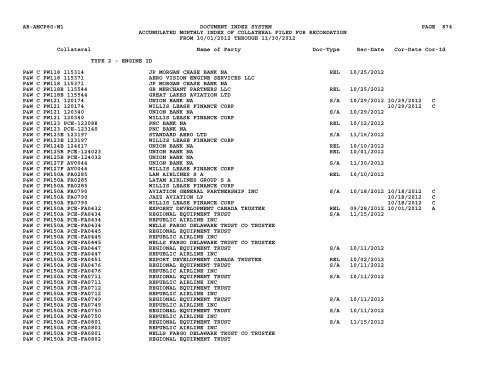 Mnth Index Collateral - Flight Standards Service - Civil Aviation ...