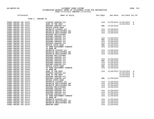 Mnth Index Collateral - Flight Standards Service - Civil Aviation ...