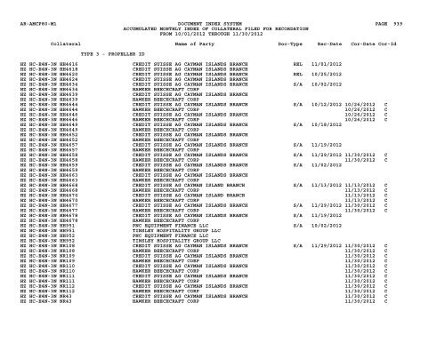 Mnth Index Collateral - Flight Standards Service - Civil Aviation ...