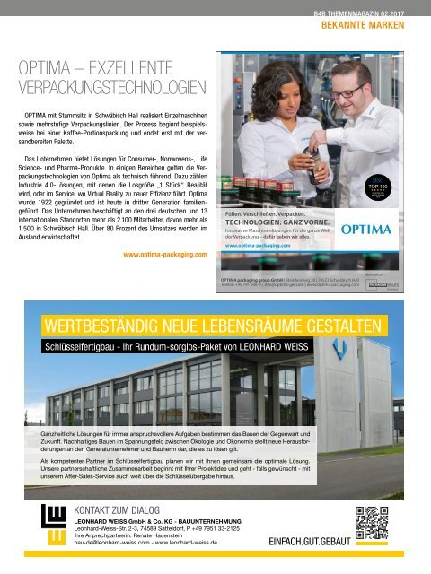 ARBEITEN 4.0 | w.news 02.2017