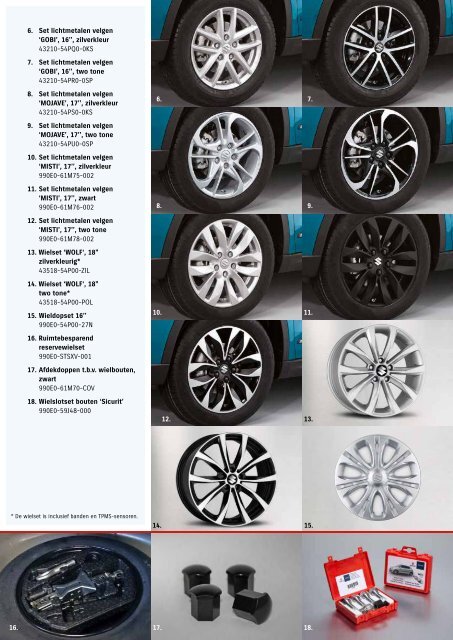 Suzuki Vitara accessoirebrochure