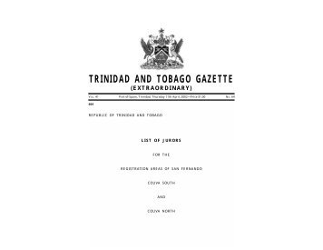 PGM I - Trinidad and Tobago Government News