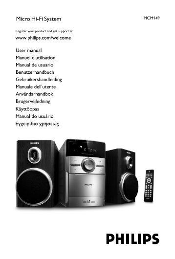 Philips MicrochaÃ®ne hi-fi - Mode dâemploi - SWE