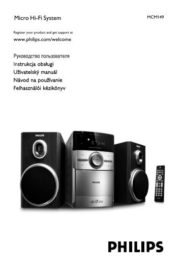 Philips MicrochaÃ®ne hi-fi - Mode dâemploi - HUN